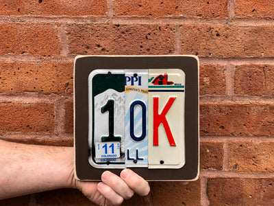 140.6 by Unique Pl8z  Recycled License Plate Art - Unique Pl8z