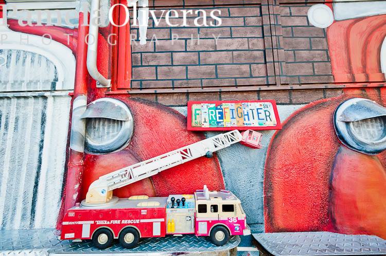 FIREFIGHTER by Unique Pl8z  Recycled License Plate Art - Unique Pl8z