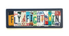 FLY FIGHT WIN by Unique Pl8z  Recycled License Plate Art - Unique Pl8z