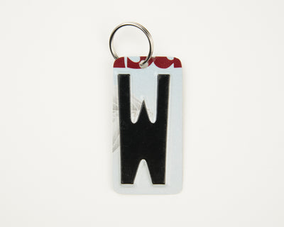 LETTER W KEY CHAIN - Unique Pl8z