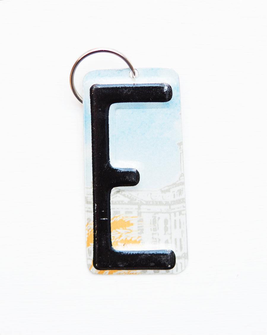 LETTER E KEY CHAIN - Unique Pl8z