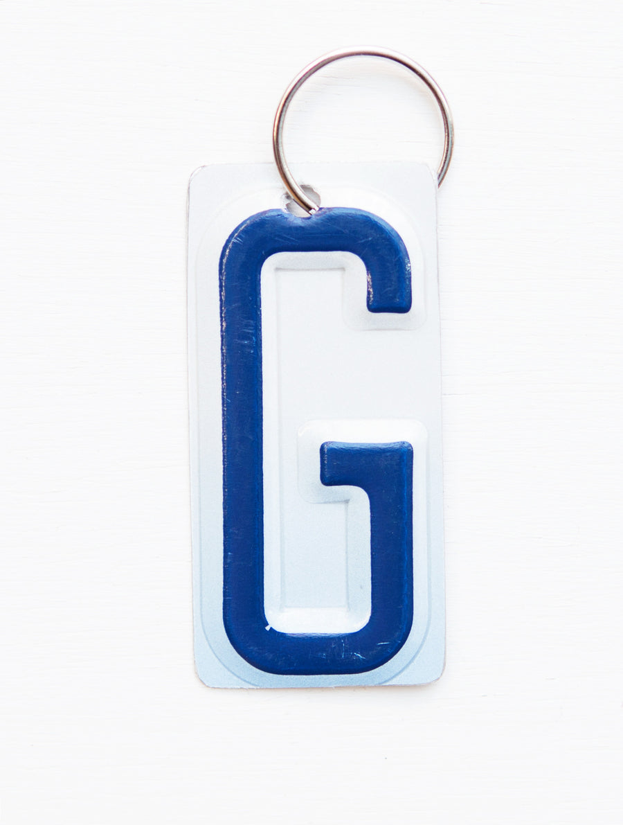 LETTER G KEY CHAIN - Unique Pl8z