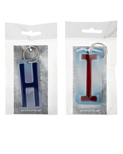 LETTER W KEY CHAIN - Unique Pl8z