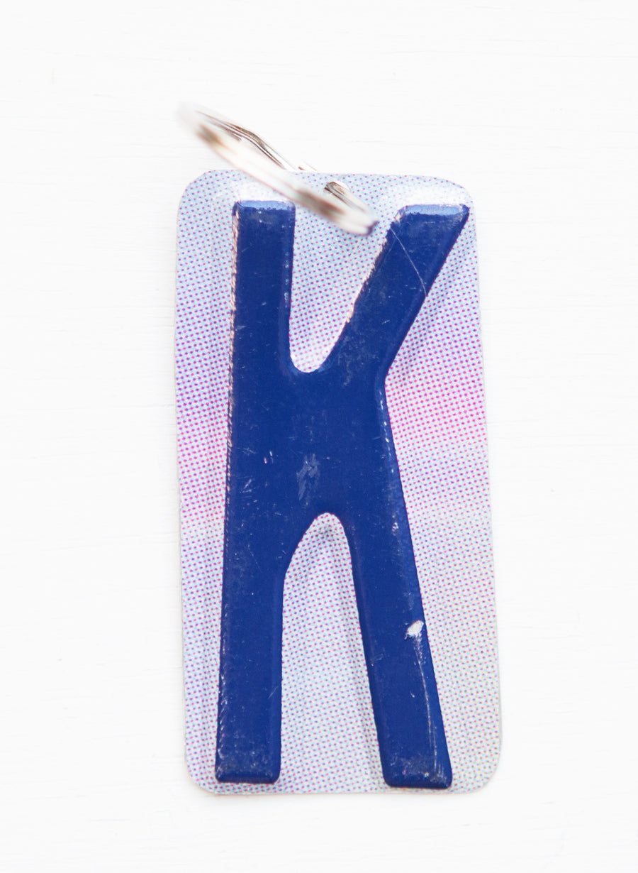 LETTER K KEY CHAIN - Unique Pl8z