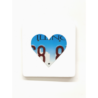 ILLINOIS HEART - Unique Pl8z