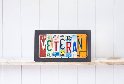 AT EASE by Unique Pl8z  Recycled License Plate Art - Unique Pl8z