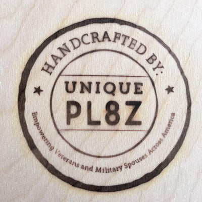 FLY FIGHT WIN by Unique Pl8z  Recycled License Plate Art - Unique Pl8z