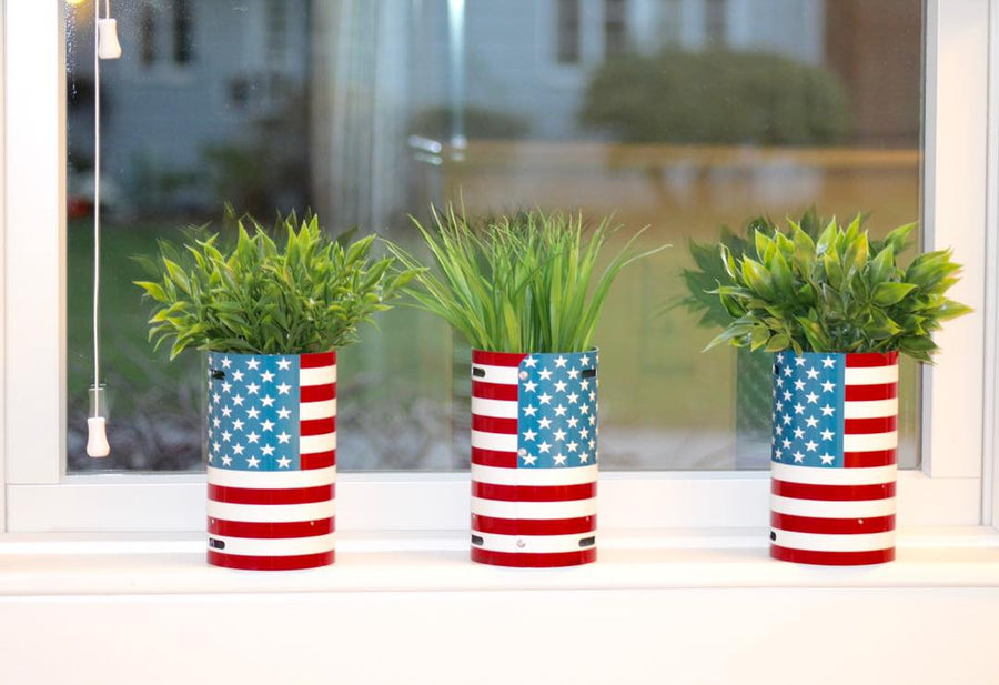 U.S. FLAG CANISTER - Unique Pl8z