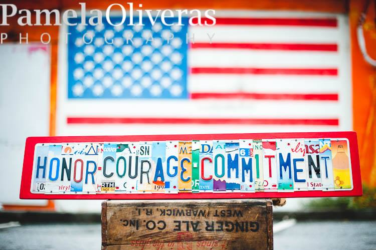 HONOR COURAGE COMMITMENT by Unique Pl8z - Unique Pl8z