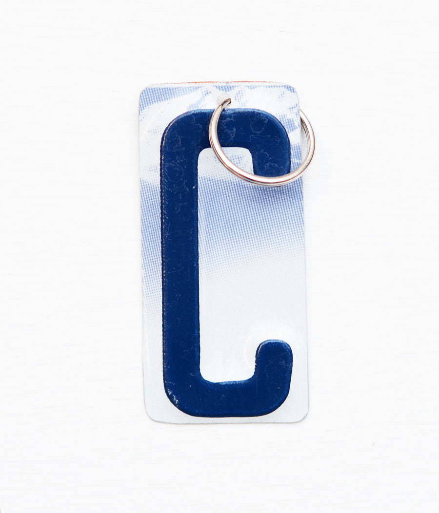 LETTER C KEY CHAIN - Unique Pl8z