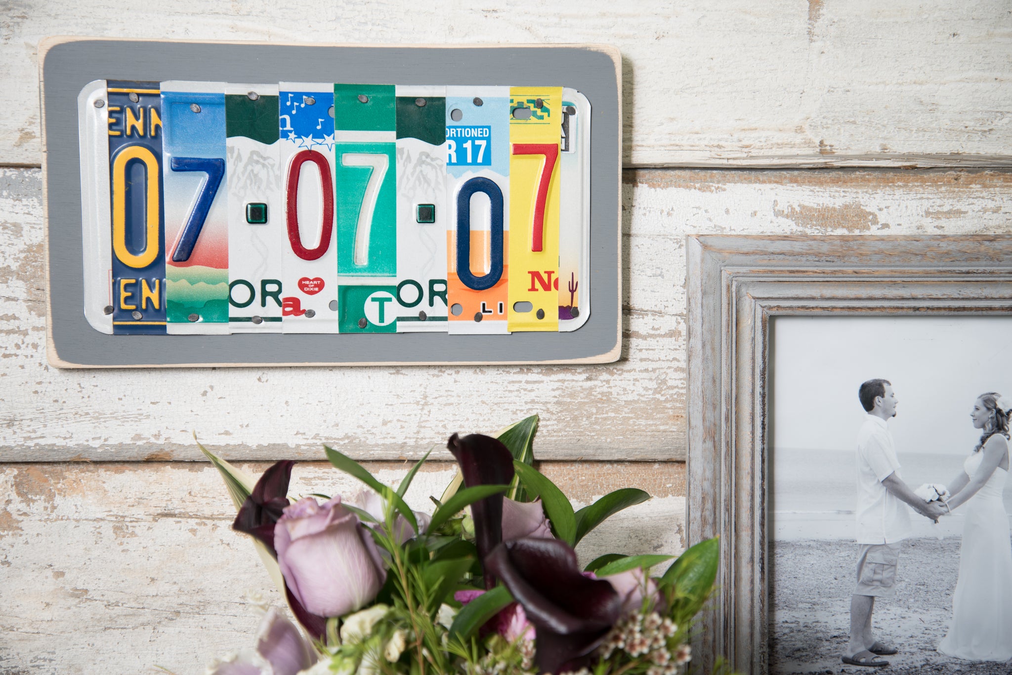  Jersey Plate Art - 10 year anniversary gift, unique birthday  gift, license plate sign : Handmade Products