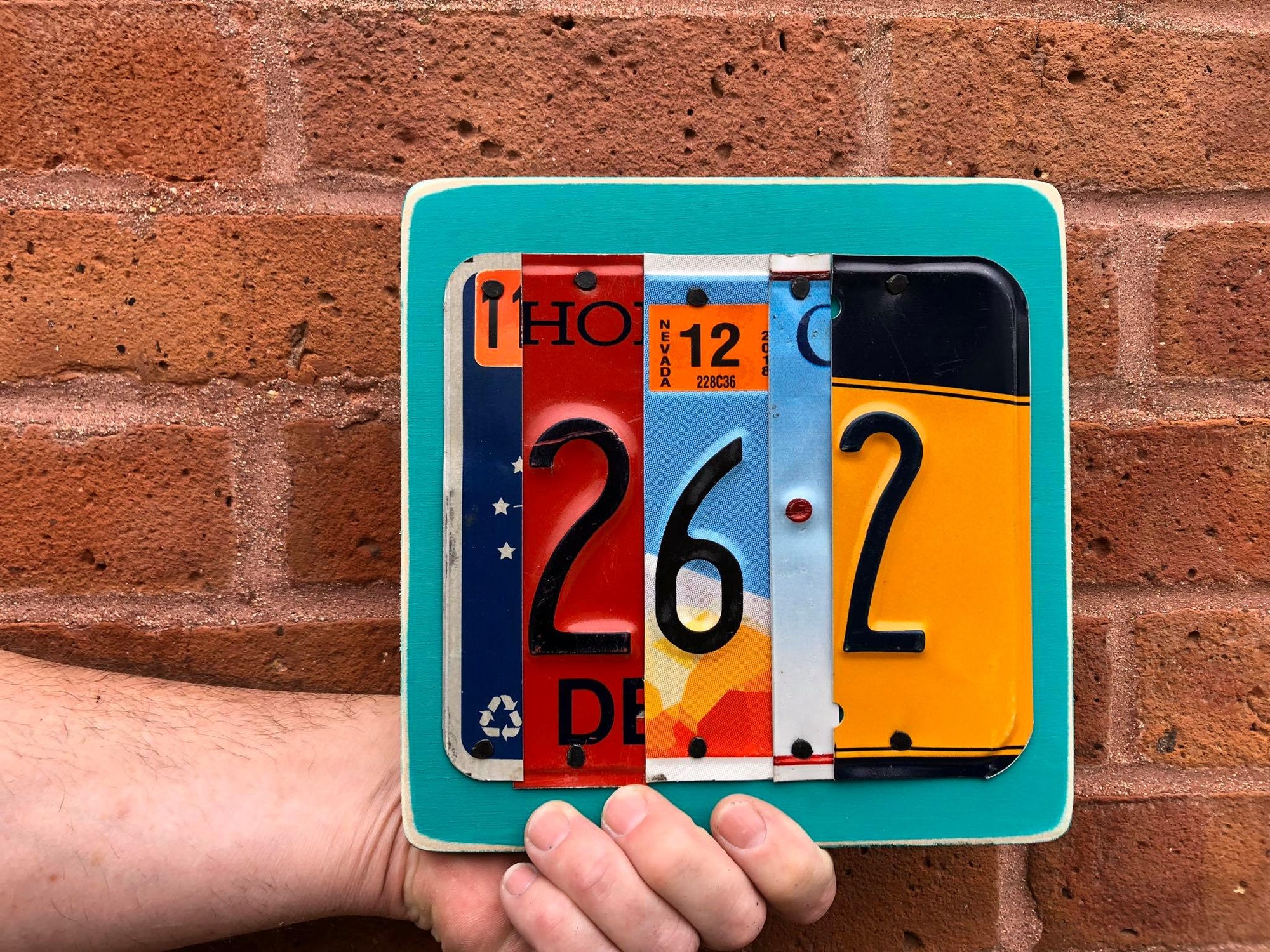 RUN by Unique Pl8z  Recycled License Plate Art - Unique Pl8z