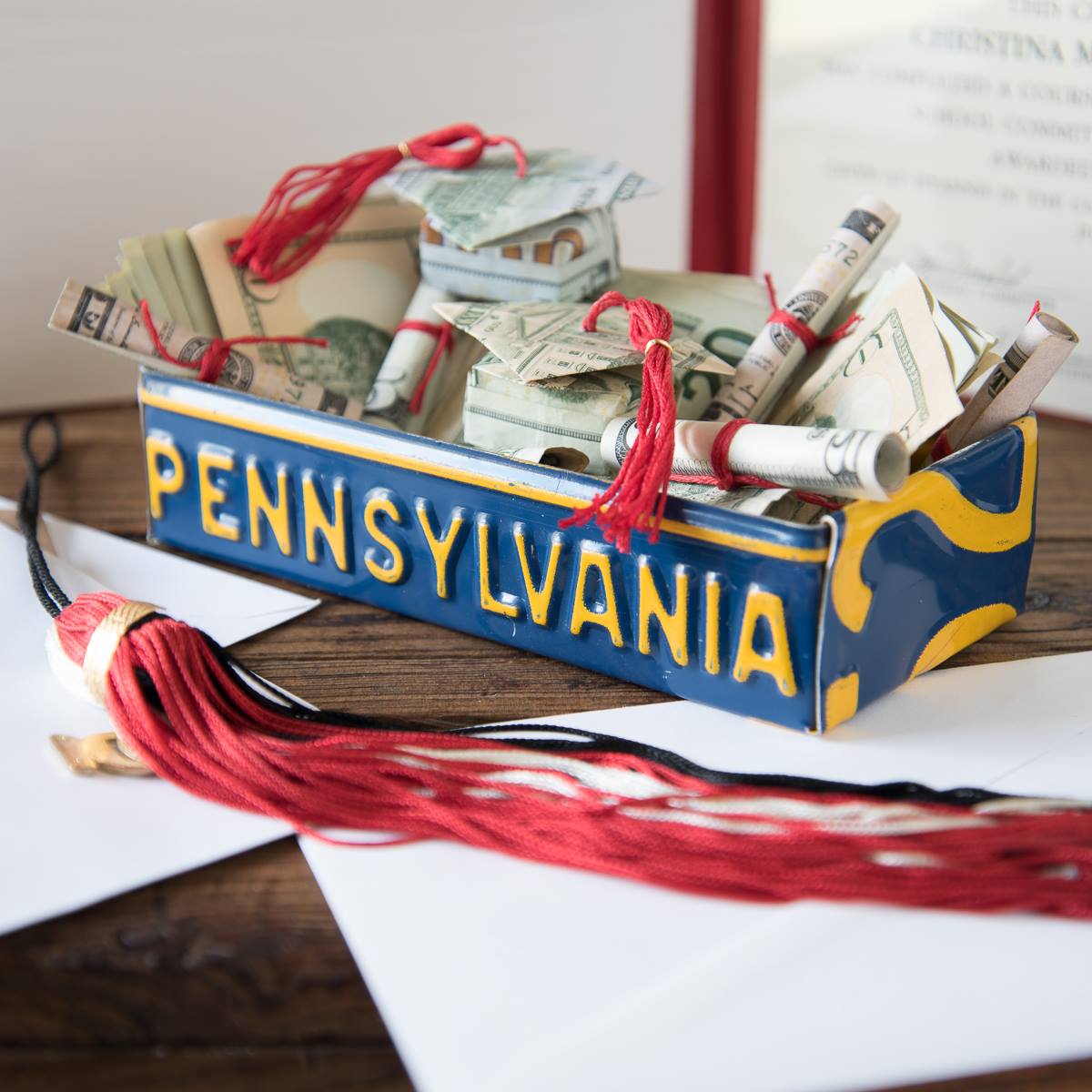 A LICENSE PLATE TRAY - Change Holder