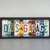 DAD'S GARAGE by Unique Pl8z  Recycled License Plate Art - Unique Pl8z