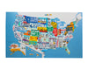 USA MAP by Unique Pl8z  Recycled License Plate Art - Unique Pl8z