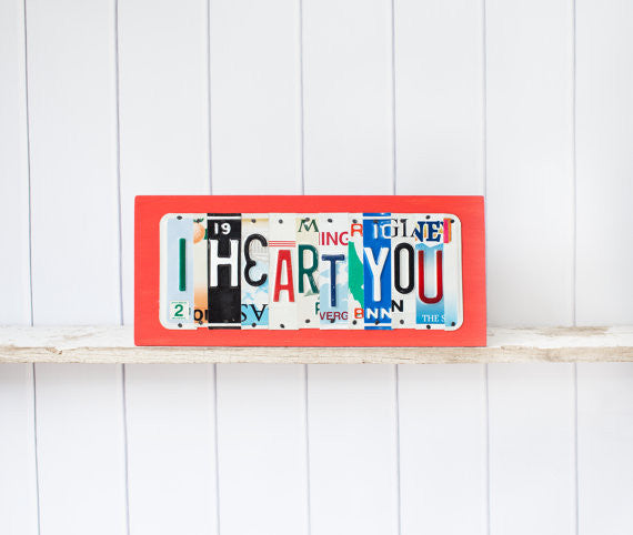 I HEART YOU by Unique Pl8z - Unique Pl8z