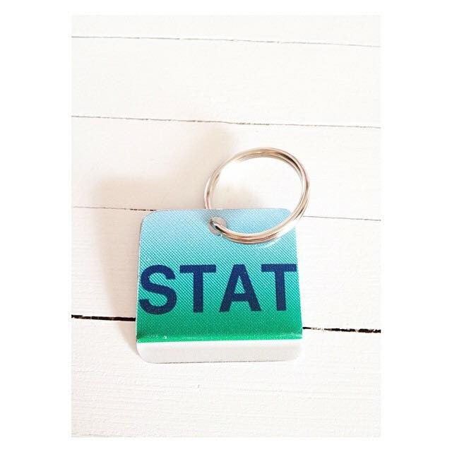 KEY CHAIN STAT, gift for doctor, gift for nurse, gift for EMT, - Unique Pl8z